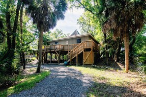 Exterior - Beach Hut Cottage | Pet-Friendly 3BR Edisto Beach Vacation Rental | Easy Walk to the Beach (Edisto Beach)