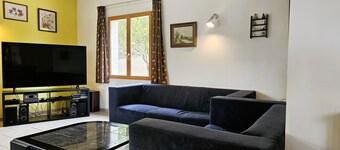 Spacious villa with a private pool and hot tub