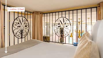 Apartment, City View | Hypo-allergenic bedding, pillowtop beds, in-room safe