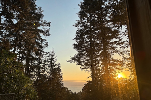 Blick von der Unterkunft