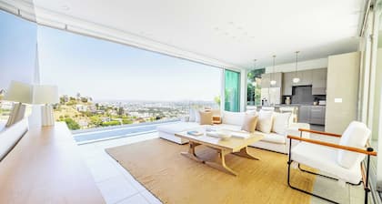 Hillside Oasis with Infinity Pool & City Views