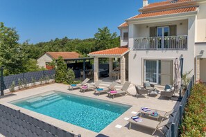 Family House, Multiple Bedrooms (Villa Aria with heated Pool and) | Pool | Seasonal outdoor pool - Villa Aria With Heated Pool and Whirlpool (Porec)
