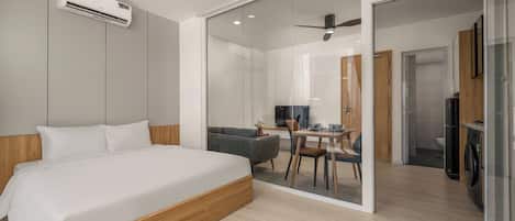 Apartment, 1 Bedroom, City View | Desk, free WiFi, bed sheets