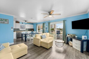 TV connectée, cheminée