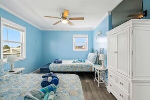 4 chambres, bureau, fer et planche à repasser, Wi-Fi gratuit