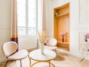 Appartement, uitzicht op stad | Woonruimte
