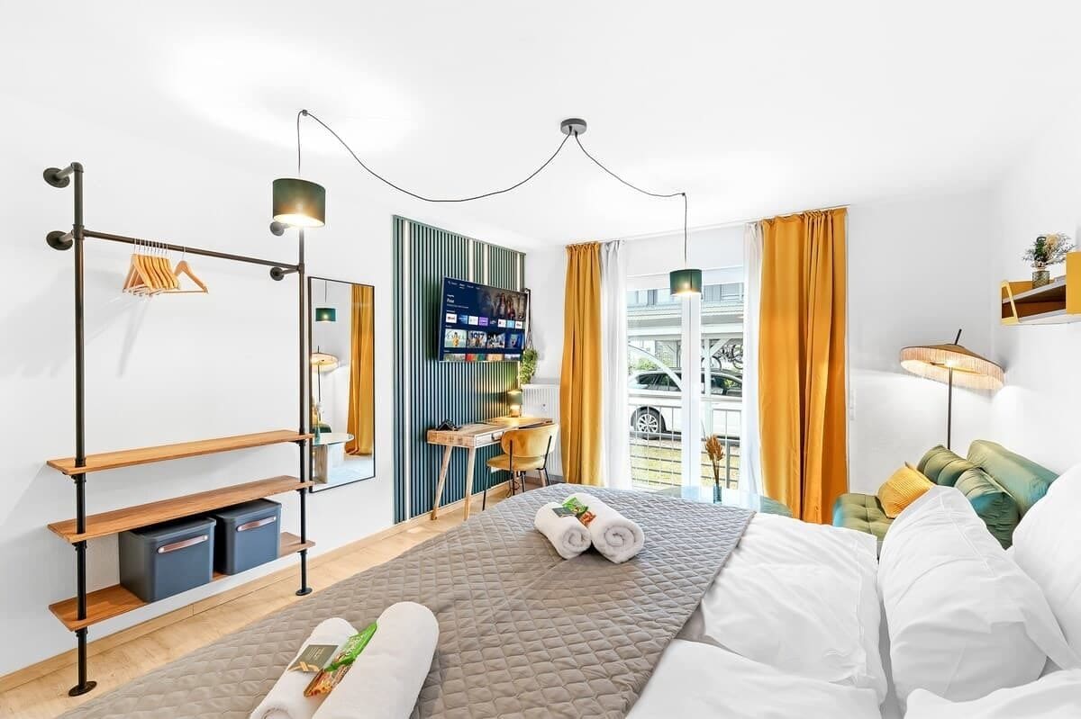 2 chambres, fer et planche à repasser, Wi-Fi gratuit, draps fournis