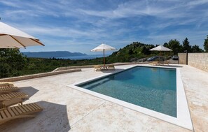 Una piscina riscaldata