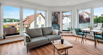 Ferienwohnung 'An Der Alten Bäckerei' mit Seeblick, Privatem Garten und Wi-Fi