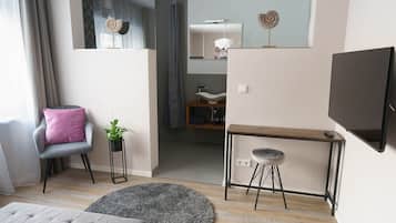 1 soveværelse, strygejern/strygebræt, gratis Wi-Fi, sengetøj