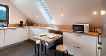 Apartment 'Höfleblick' with excellent View, Balcony and Wi-Fi