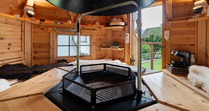 Appartement de vacances 'Höfleblick' avec vue exceptionnelle sur Höfle, balcon privé et Wi-Fi