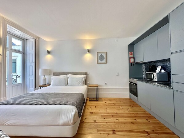 2 bedrooms, iron/ironing board