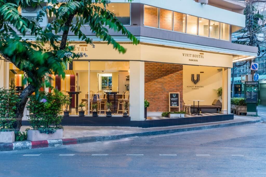 Majoituspaikan julkisivu