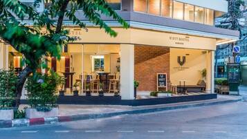 Majoituspaikan julkisivu