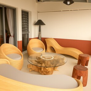 Comfort Penthouse, Balcony, Ocean View | Balcony - La Colombine (Nosy Boraha)