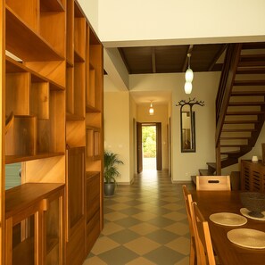 Interior entrance