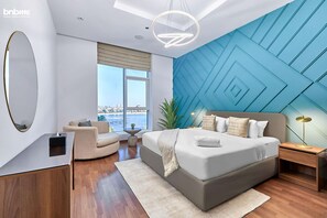 1 slaapkamer, een strijkplank/strijkijzer, wifi, beddengoed