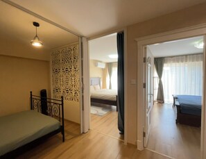 Familienapartment, Stadtblick | Ausblick vom Zimmer