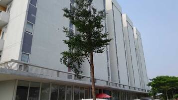 Majoituspaikan julkisivu