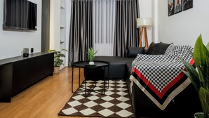 Living area - Minimalist Apt at DAC Intl Airport Msg to Avail Special Offer for Flight Catcher (Dhaka)
