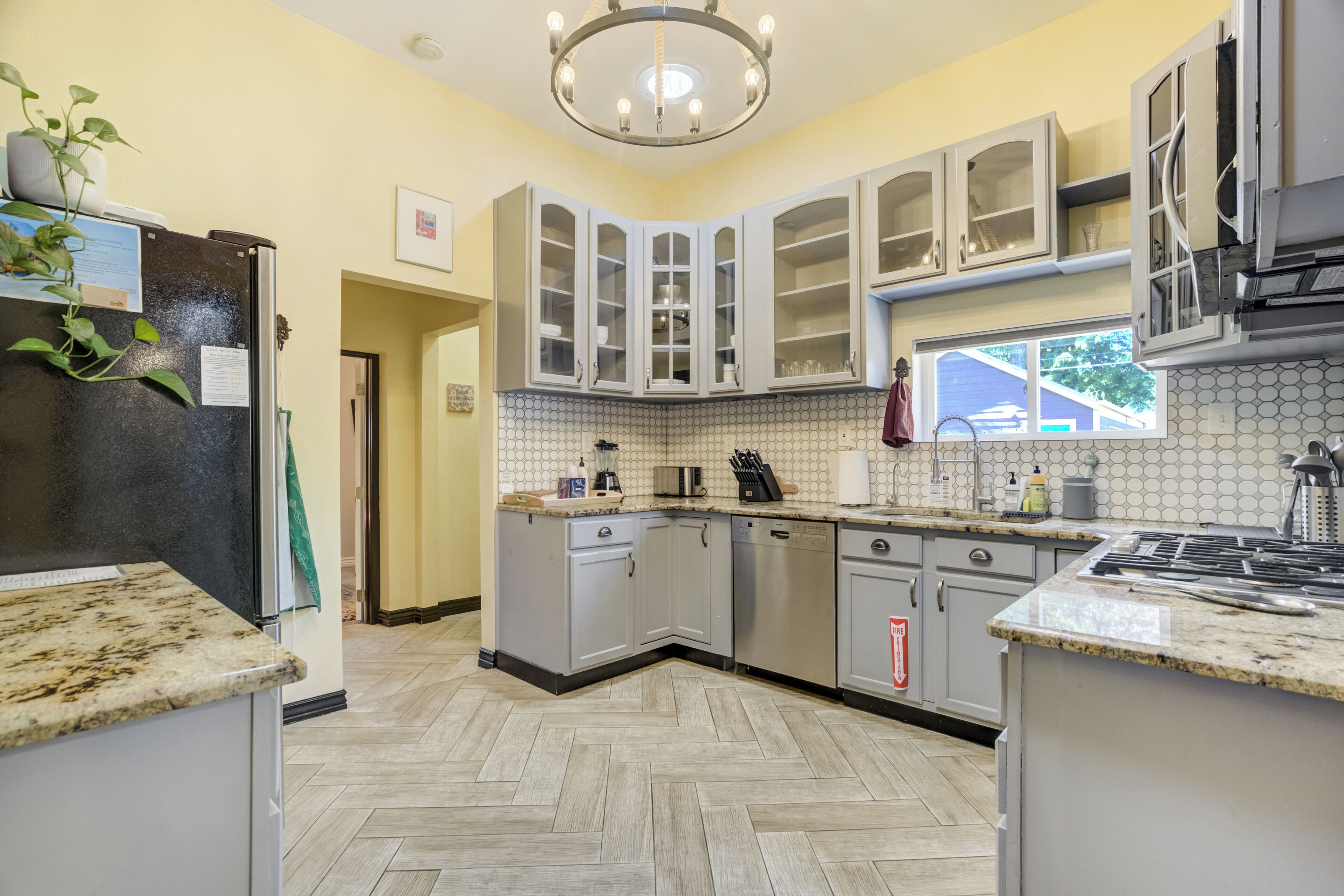 House, Patio | Private kitchen