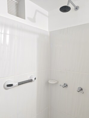 Towels, soap, toilet paper
