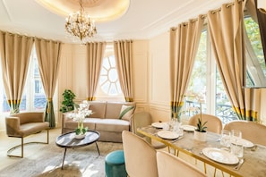 Apartment, City View | Living area | Offices