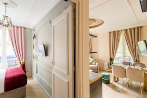 Huoneisto, kaupunkinäköala | Allergiatestatut vuodevaatteet, pillowtop-patjalliset sängyt