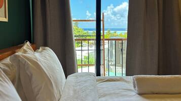 Premium Room, Balcony, City View | Desk, laptop workspace, blackout curtains, iron/ironing board