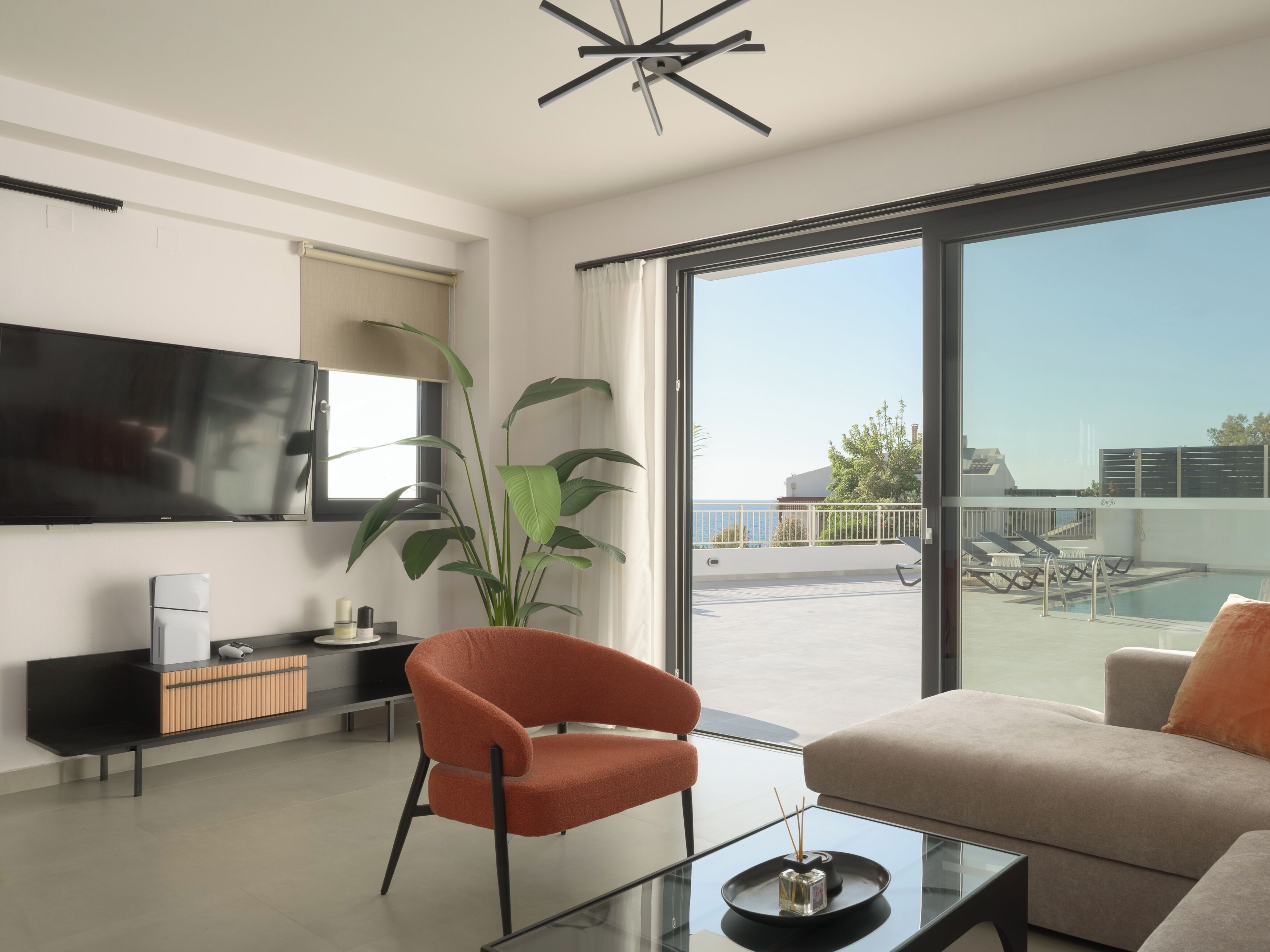 Smart TV, video games, table tennis, books