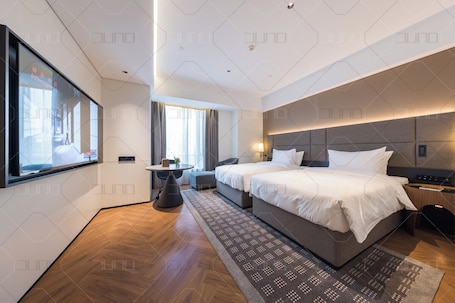 Superior-Zweibettzimmer | Schreibtisch, laptopgeeigneter Arbeitsplatz, kostenloses WLAN