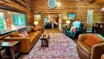 Smart-TV, Kamin, Arbeitsbereiche