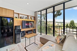 Villa, 3 Bedrooms, City View | Living area | 60-inch Smart TV with cable channels, Netflix, streaming services