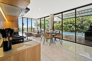 Villa, 3 Bedrooms, City View | Living area | 60-inch Smart TV with cable channels, Netflix, streaming services