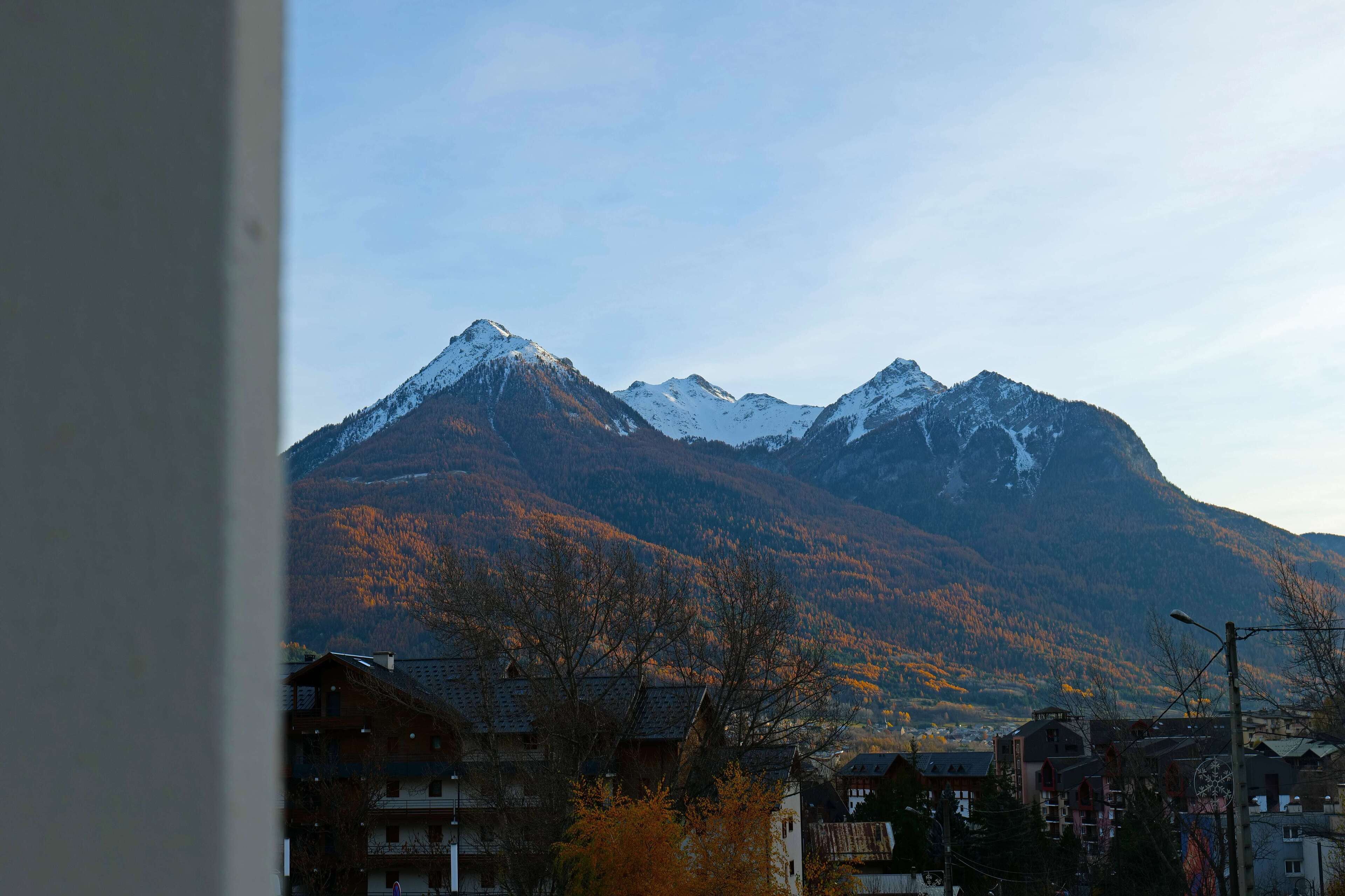 Blick von der Unterkunft