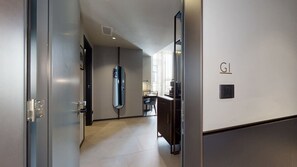 Free minibar, in-room safe, desk, laptop workspace