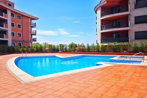 Pool - Desconectaengalicia Miraflores 2 Penthouse with pool in Sanxenxo (Sanxenxo)