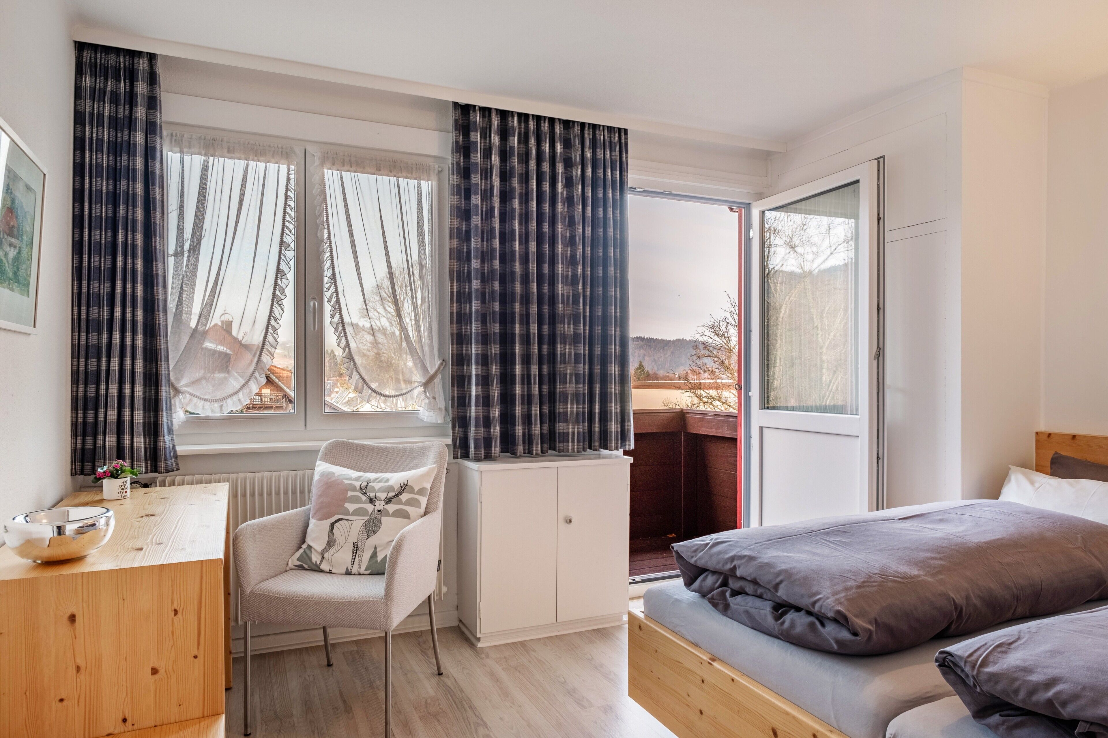 1 室のベッドルーム、WiFi、ベッドシーツ