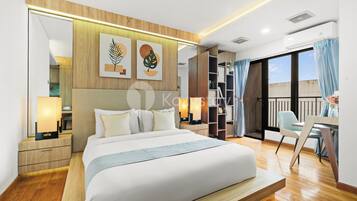 Apartamento, 1 habitación, vistas a la ciudad | Tabla de planchar con plancha y wifi gratis