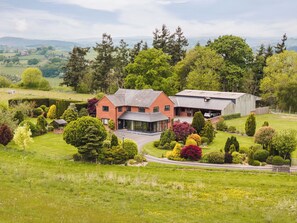 Exterior - Stunning modern farmhouse retreat perched on a private hilltop in North Wales (North Wales)