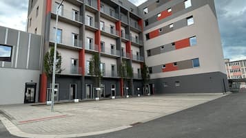 Overnatningsstedets facade