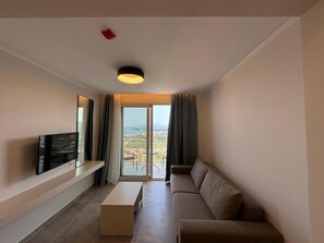Suite Junior, balcone, vista mare | Vista dalla camera