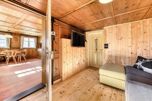 Chalet Deluxe, vista a la montaña | Área de sala de estar