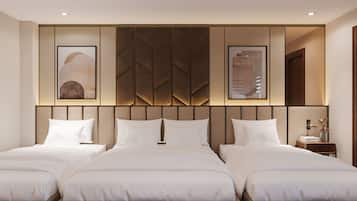 Egyptian cotton sheets, premium bedding, down duvets, pillow-top beds