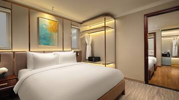 Lakens van Egyptisch katoen, luxe beddengoed, donzen dekbedden