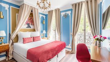 Literie hypoallergénique, surmatelas, coffres-forts dans les chambres