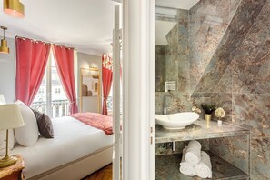 公寓, 城市景觀 | 低過敏寢具、舒適加層、客房內保險箱、獨特裝潢