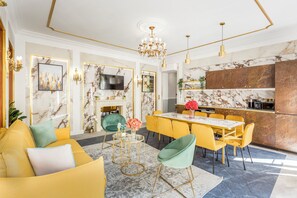 Apartment, City View | Living area
