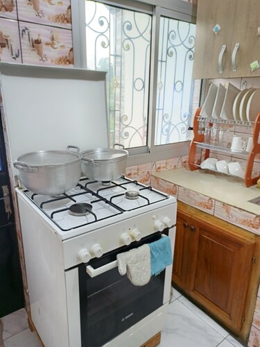 Furnished studio, Douala-Total Nkolbong close to the road and all amenities